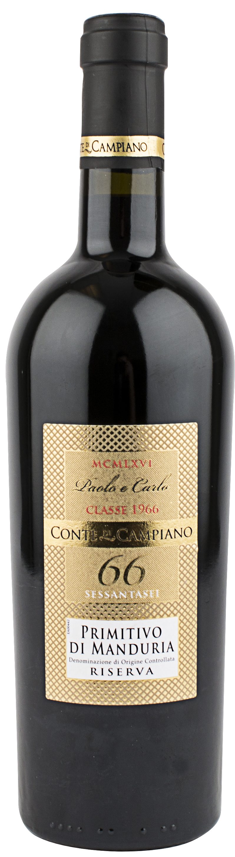 Riserva 66, Conte di Campiano Smag på vin