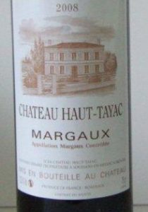 Château Haut-Tayac, 2008