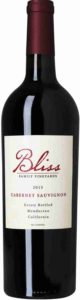 Bliss Cabernet Sauvignon, Bliss Vineyards, 2015